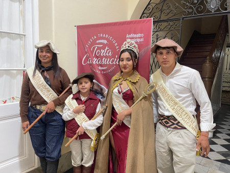 Los Embajadores Culturales y la Gauchita del Festival de la Ciudad y el Campo asistieron a la Xl edición de la Fiesta Tradicional de la Torta Carasucia 